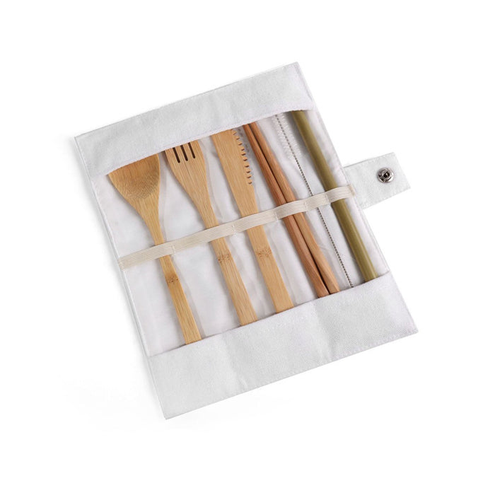 ANDERSON Bamboo Cutlery & Straw Set