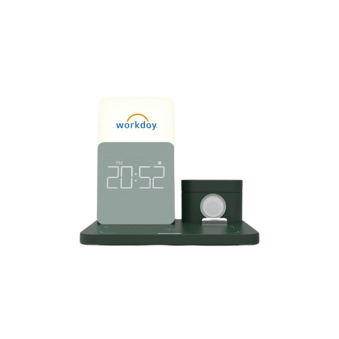 ATELIER Digital Clock with Wireless Charger
