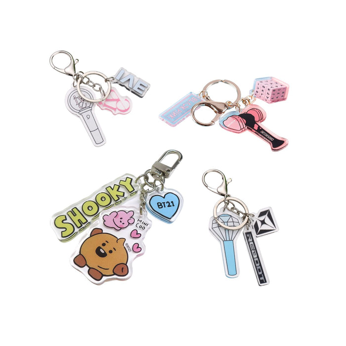 ACRYLIC Multi-Charm Keychain