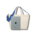 ZOOM Canvas Bag With Adjustable Shoulder Strap comes in white colour