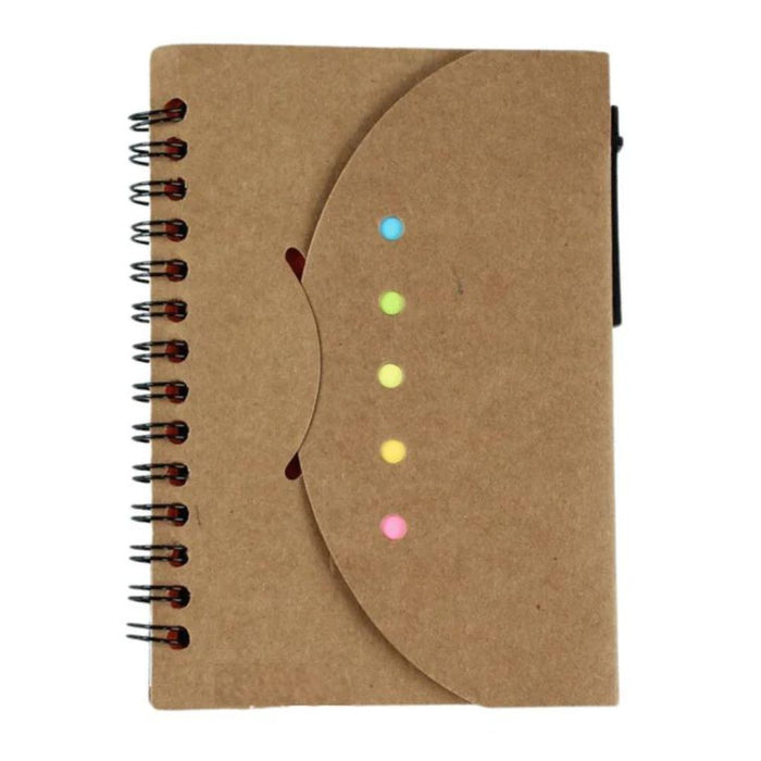 ECO Binder Notebook with Sticky Notes