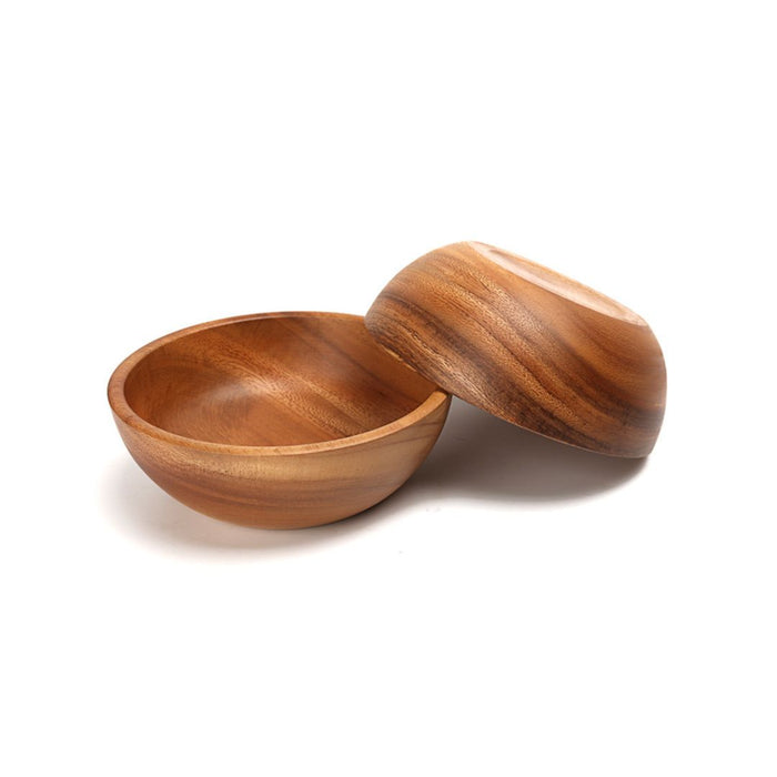 WOODOL Wooden Bowl Set with Cutlery