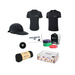FITNESS Goodies Gift Box is a corporate swag pack that includes cap, tshirt, polo tee, towel, and activegear.